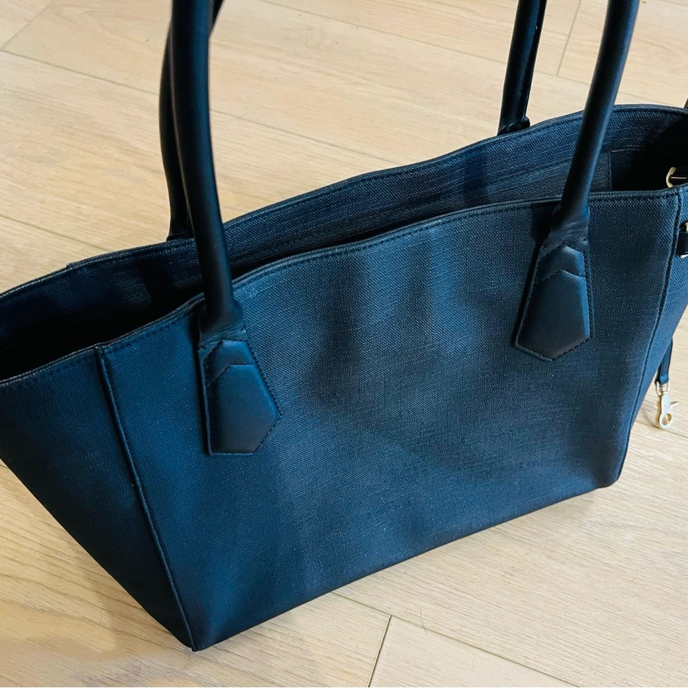 Elegant Black Dagne Dover Signature Tote